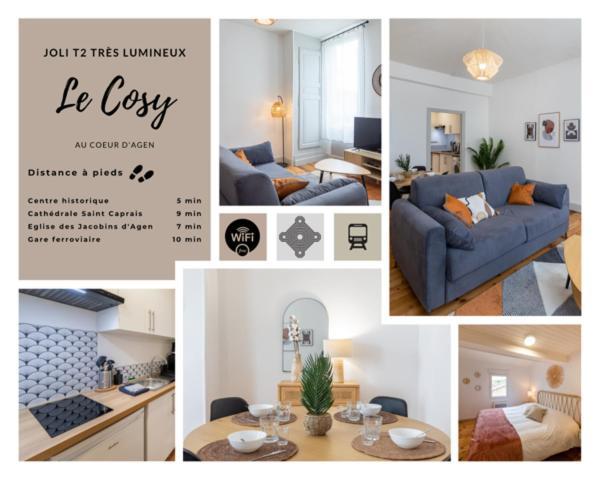 Le Cosy Magnifique T2 Neuf Centre Ville Gare 800 M Agen Exterior foto